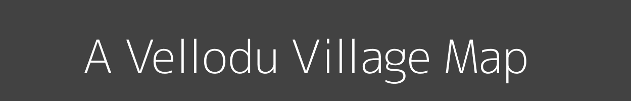 Map of A Vellodu Village in Tamil Nadu Image