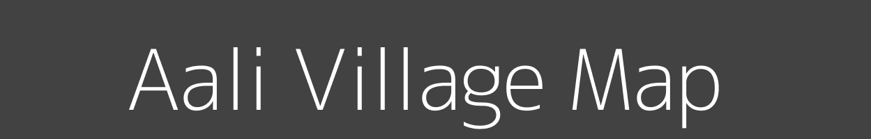 Map of Aali Village in Madhya Pradesh Image