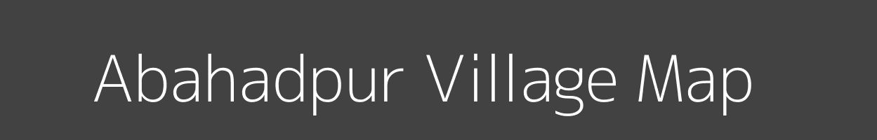 Map of Abahadpur Village in Uttar Pradesh Image