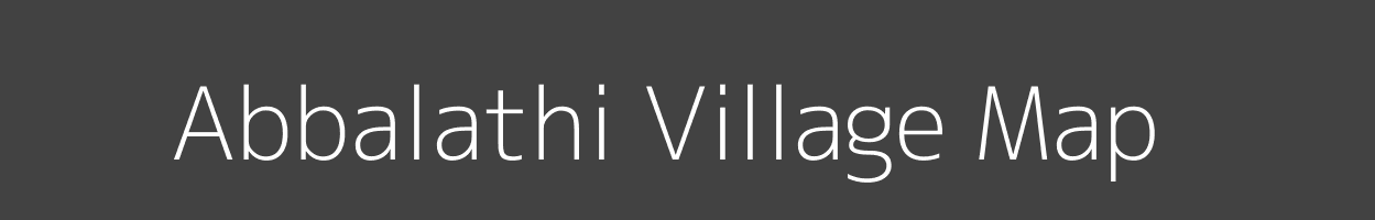 Map of Abbalathi Village in Karnataka Image