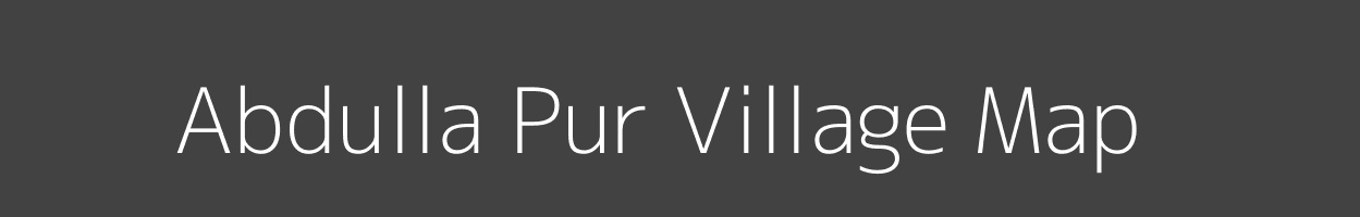 Map of Abdulla Pur Village in Uttar Pradesh Image