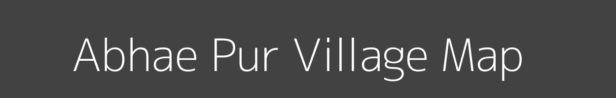 Map of Abhae Pur Village in Uttar Pradesh Image