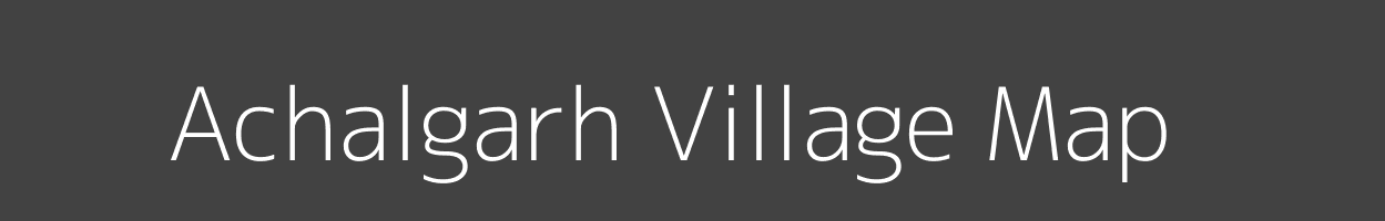 Map of Achalgarh Village in Madhya Pradesh Image