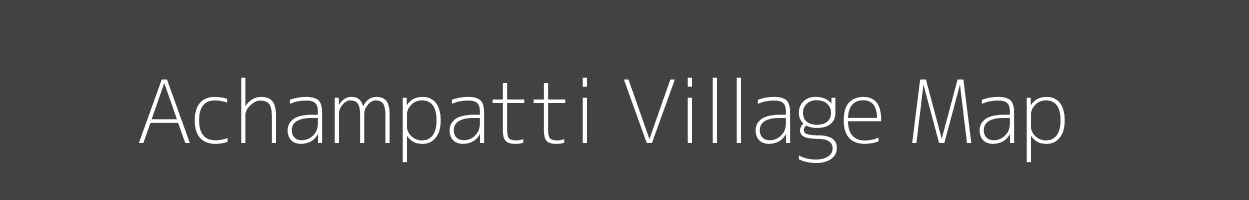 Map of Achampatti Village in Tamil Nadu Image