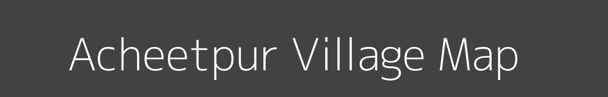 Map of Acheetpur Village in Uttar Pradesh Image