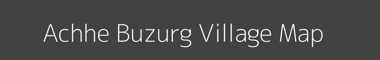 Map of Achhe Buzurg Village in Uttar Pradesh Image