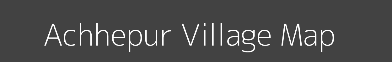 Map of Achhepur Village in Uttar Pradesh Image