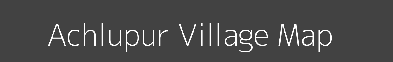 Map of Achlupur Village in Uttar Pradesh Image