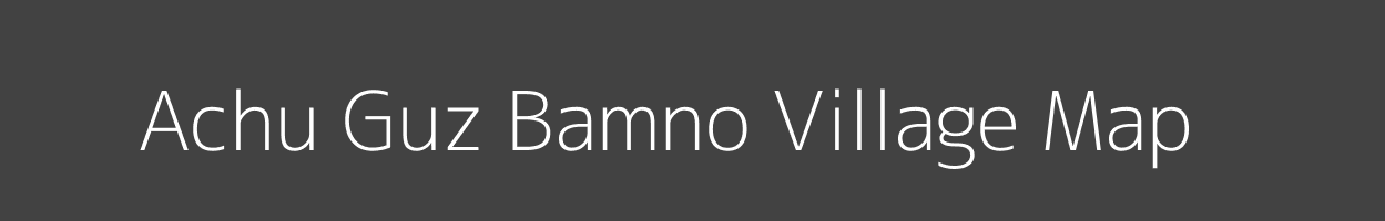 Map of Achu Guz Bamno Village in Jammu and Kashmir Image
