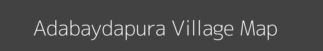 Map of Adabaydapura Village in Madhya Pradesh Image