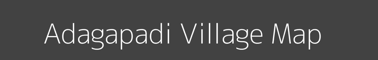 Map of Adagapadi Village in Tamil Nadu Image