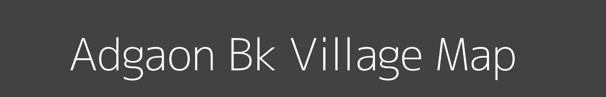 Map of Adgaon Bk Village in Maharashtra Image