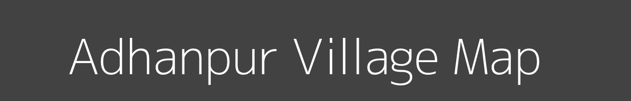 Map of Adhanpur Village in Uttar Pradesh Image