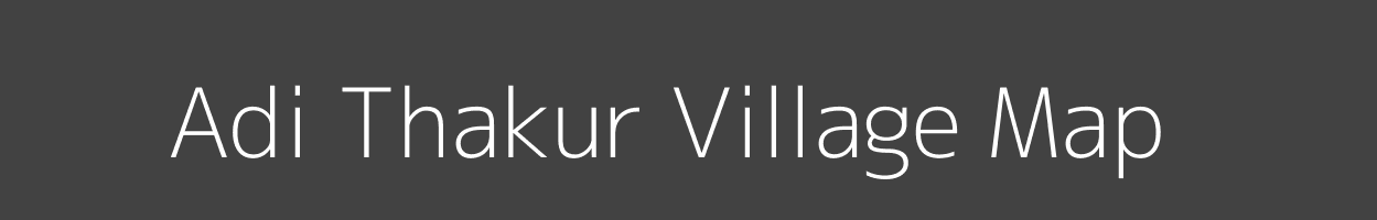 Map of Adi Thakur Village in Maharashtra Image