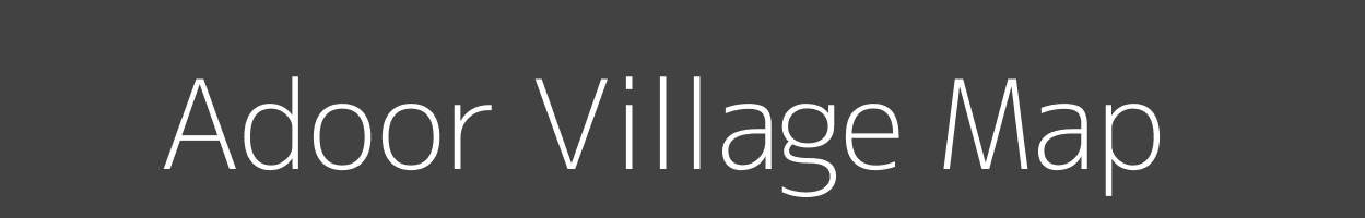 Map of Adoor Village in Kerala Image