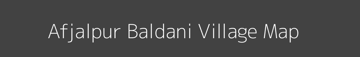 Map of Afjalpur Baldani Village in Uttar Pradesh Image