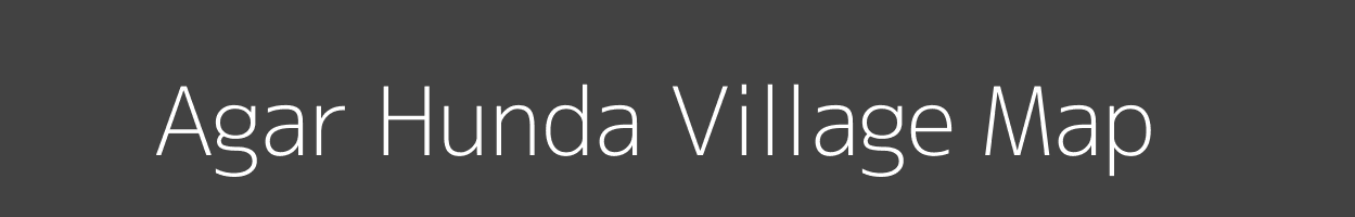 Map of Agar Hunda Village in Uttar Pradesh Image