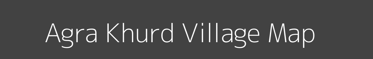 Map of Agra Khurd Village in Madhya Pradesh Image