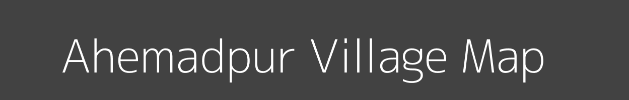 Map of Ahemadpur Village in Uttar Pradesh Image