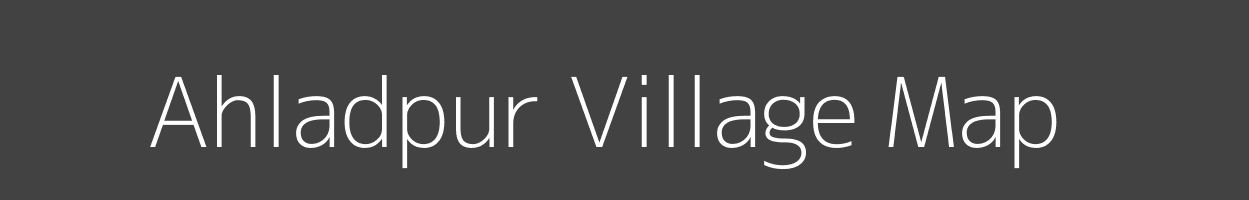 Map of Ahladpur Village in Uttar Pradesh Image