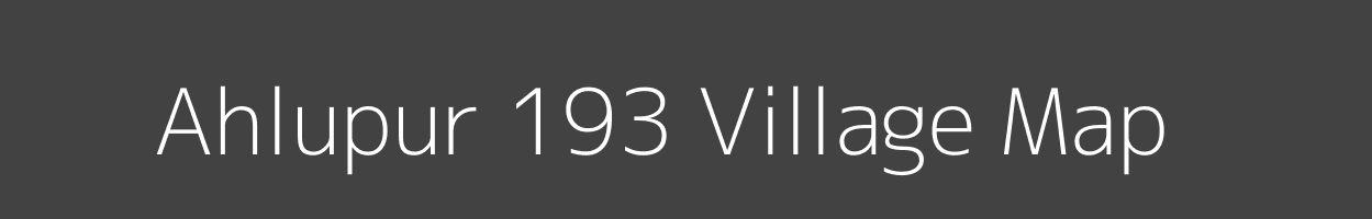 Map of Ahlupur 193 Village in Punjab Image