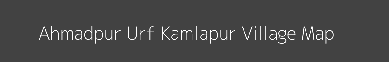 Map of Ahmadpur Urf Kamlapur Village in Uttar Pradesh Image