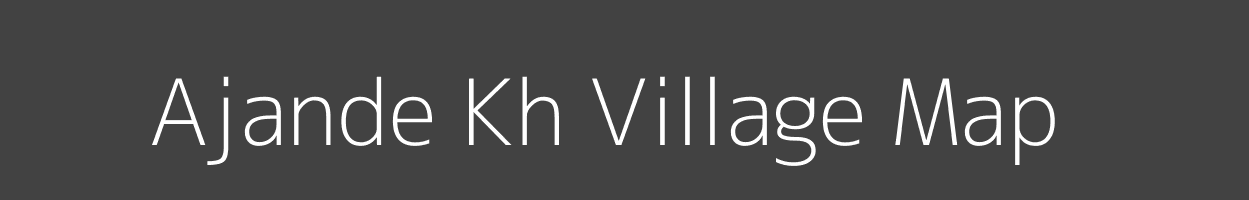 Map of Ajande Kh Village in Maharashtra Image