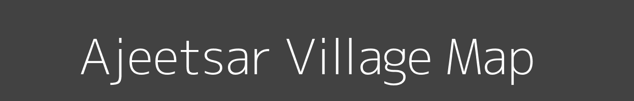 Map of Ajeetsar Village in Rajasthan Image