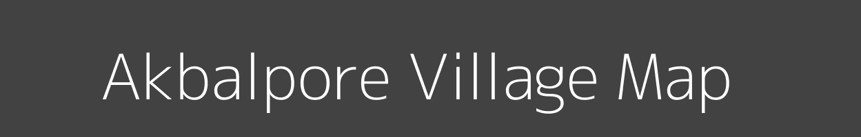 Map of Akbalpore Village in Uttar Pradesh Image