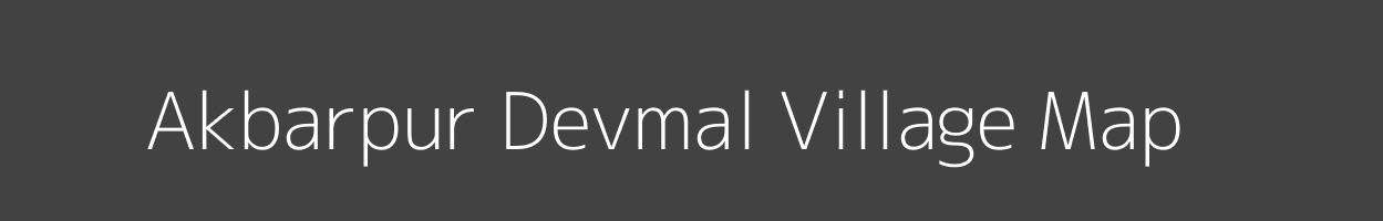 Map of Akbarpur Devmal Village in Uttar Pradesh Image