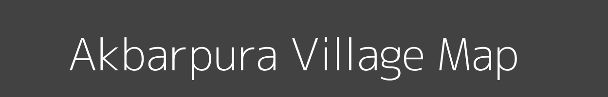 Map of Akbarpura Village in Madhya Pradesh Image