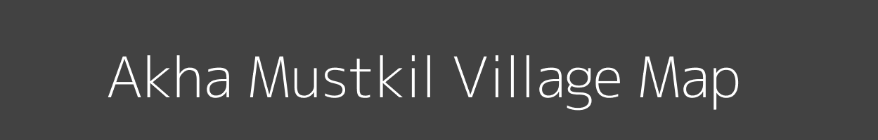 Map of Akha Mustkil Village in Uttar Pradesh Image