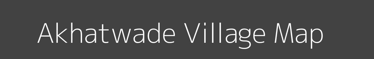 Map of Akhatwade Village in Maharashtra Image