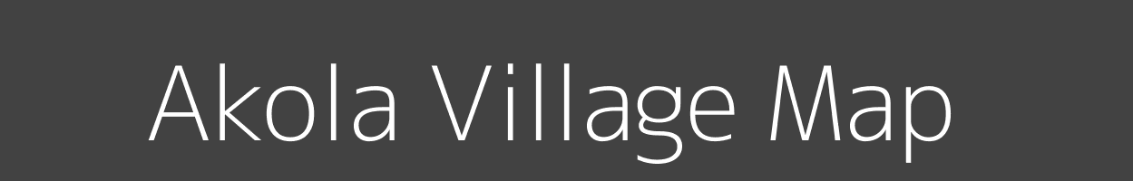 Map of Akola Village in Madhya Pradesh Image