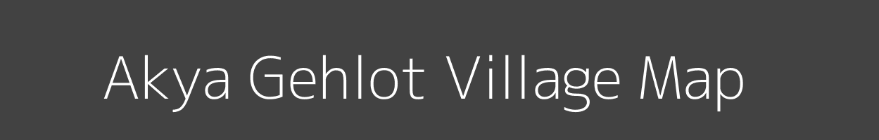 Map of Akya Gehlot Village in Rajasthan Image