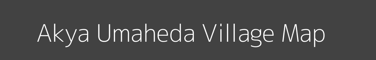Map of Akya Umaheda Village in Madhya Pradesh Image