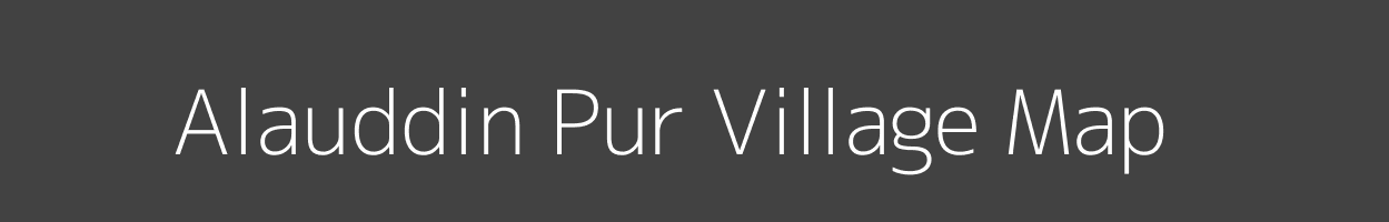 Map of Alauddin Pur Village in Uttar Pradesh Image