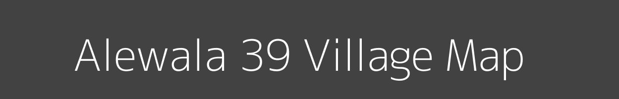 Map of Alewala 39 Village in Punjab Image