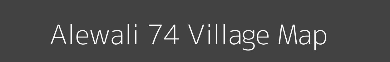 Map of Alewali 74 Village in Punjab Image