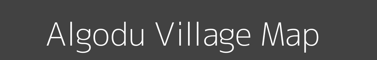 Map of Algodu Village in Karnataka Image