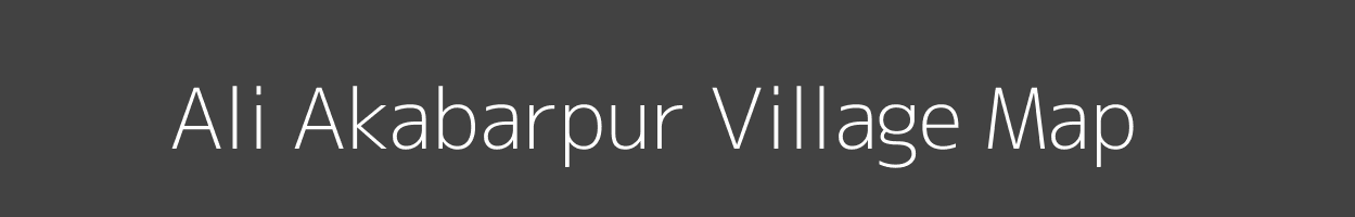 Map of Ali Akabarpur Village in Uttar Pradesh Image