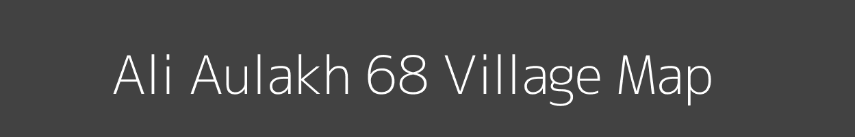 Map of Ali Aulakh 68 Village in Punjab Image