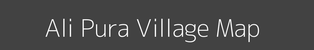 Map of Ali Pura Village in Uttar Pradesh Image