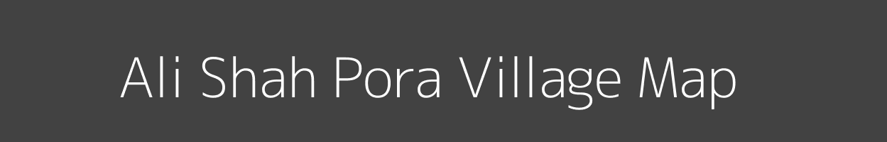 Map of Ali Shah Pora Village in Jammu and Kashmir Image