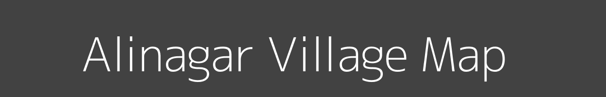 Map of Alinagar Village in Uttar Pradesh Image