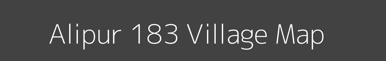 Map of Alipur 183 Village in Punjab Image