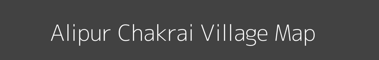 Map of Alipur Chakrai Village in Uttar Pradesh Image