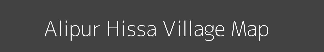 Map of Alipur Hissa Village in Uttar Pradesh Image