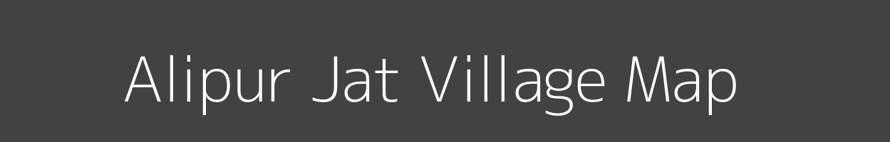 Map of Alipur Jat Village in Uttar Pradesh Image