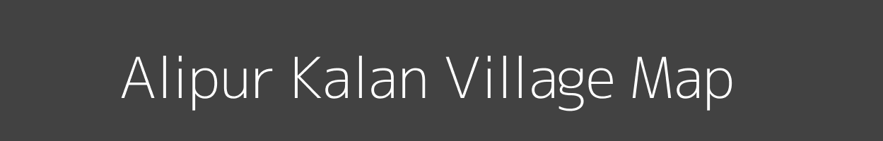 Map of Alipur Kalan Village in Uttar Pradesh Image